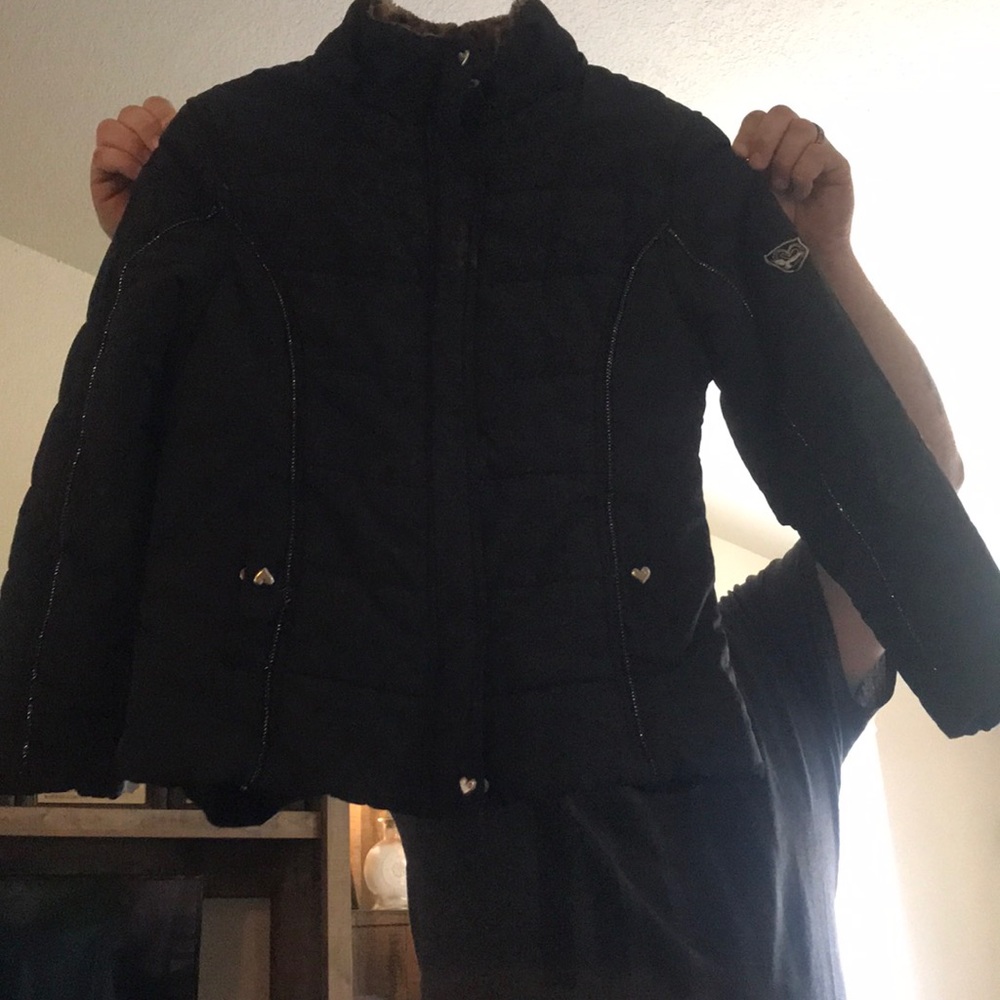 Hawke & co girls jacket black